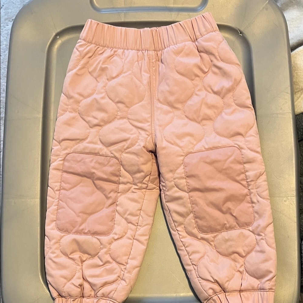 Patagonia Light Pink Quilted Pants